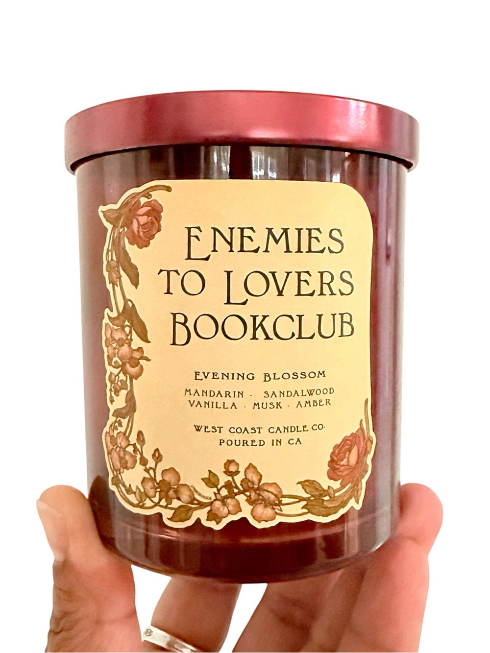 Leoben Company Enemies to Lovers Bookclub' Evening Blossom Luxury Scented Candle